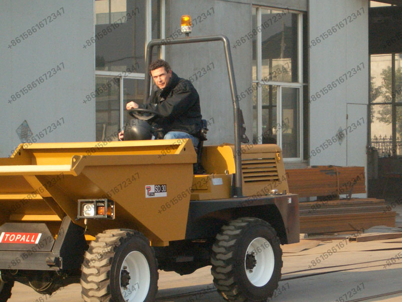 3ton dumper purchased by Spain customer in 2009