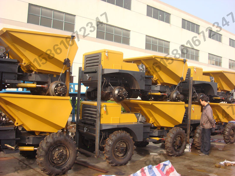 FCY15 mini dumper can be loaded by 14units in 40HQ container