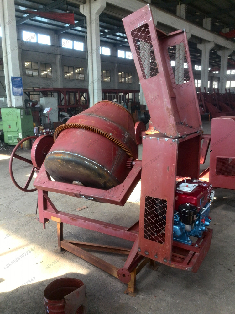 High Speed Towing Concrete Mixer 400L With Swan Engine