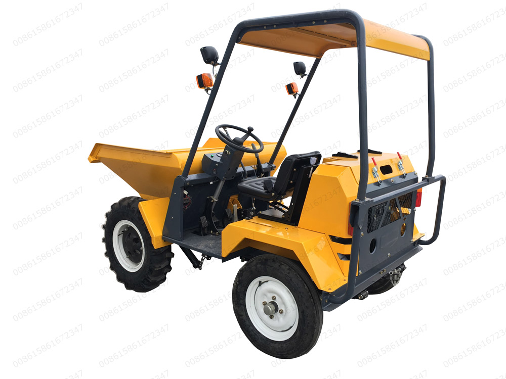 mini dumper with luxury dashboard and driving cab