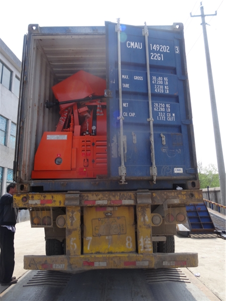 JZR350 container loading